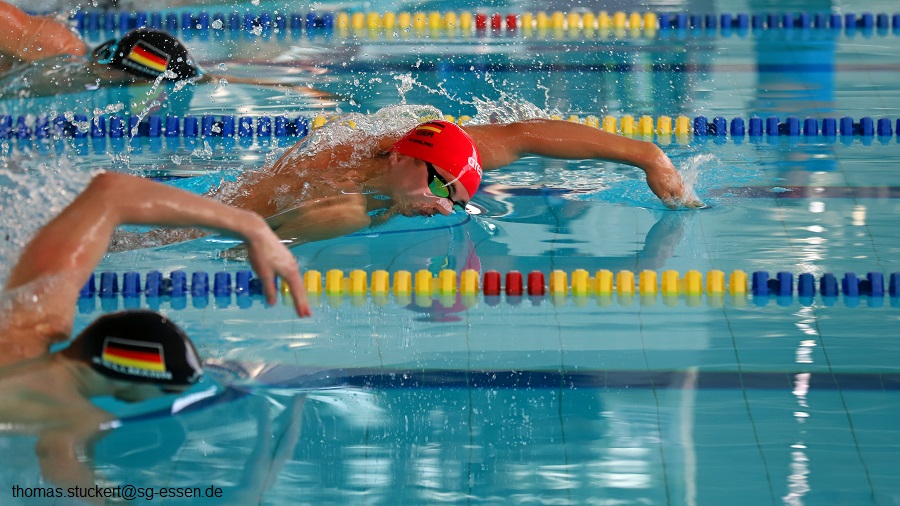 Damian Wierling schwimmt der Konkurrenz davon