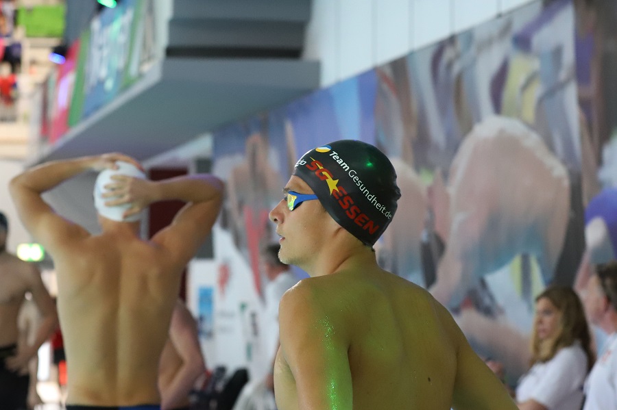 Alexander Eckervogt auf der Startbrücke