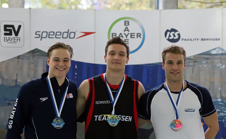 Platz 1 über 200m Schmetterling für Fleming Redemann